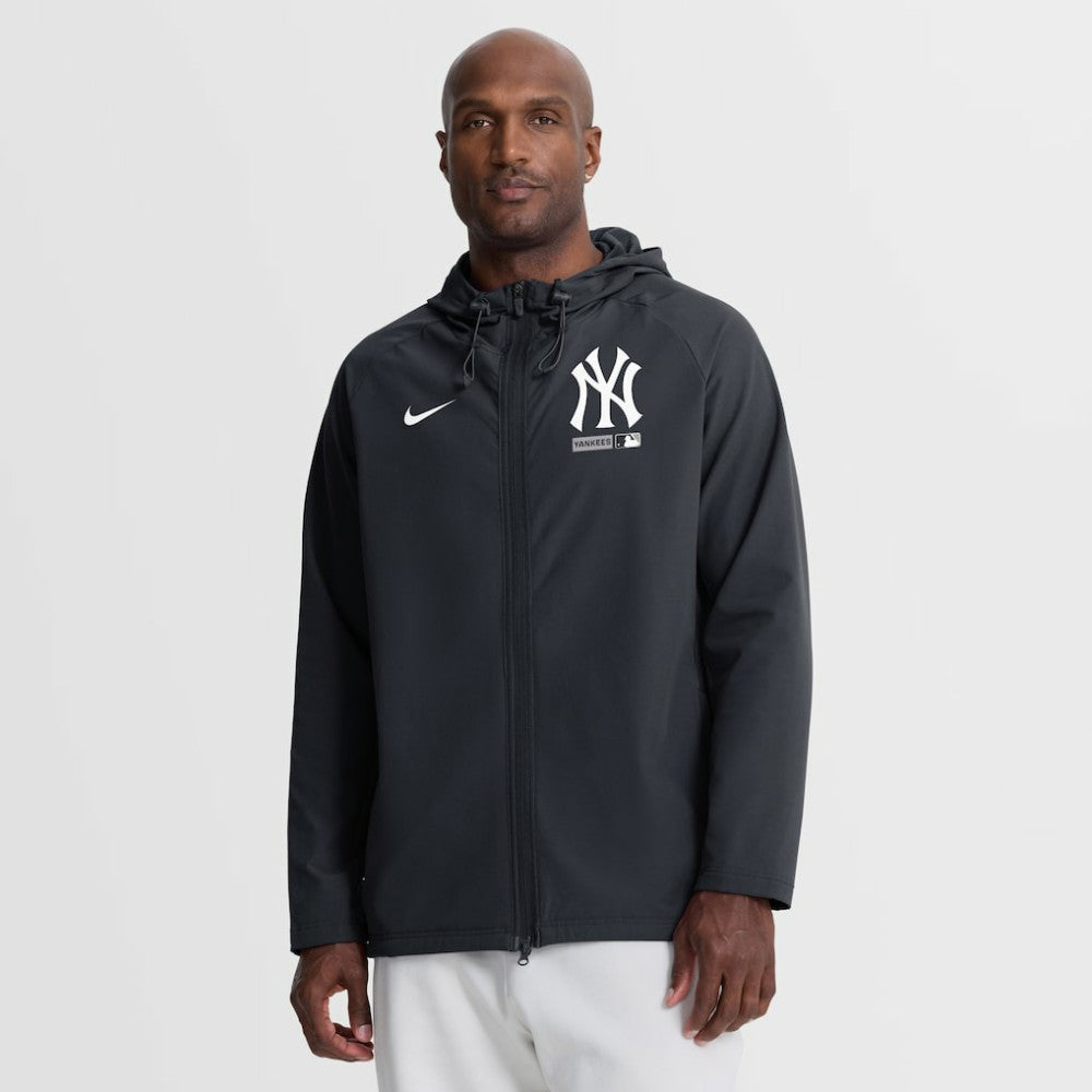 New York Yankees Nike Authentic Collection Raglan Therma-FIT Full-Zip Hooded Jacket - Navy - Nike Sale