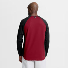 Arizona Diamondbacks Nike Authentic Collection Raglan Dri-FIT Sweatshirt - Red - Nike Lifestyle
