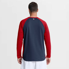 Los Angeles Angels Nike Authentic Collection Raglan Dri-FIT Sweatshirt - Navy - Nike Lifestyle