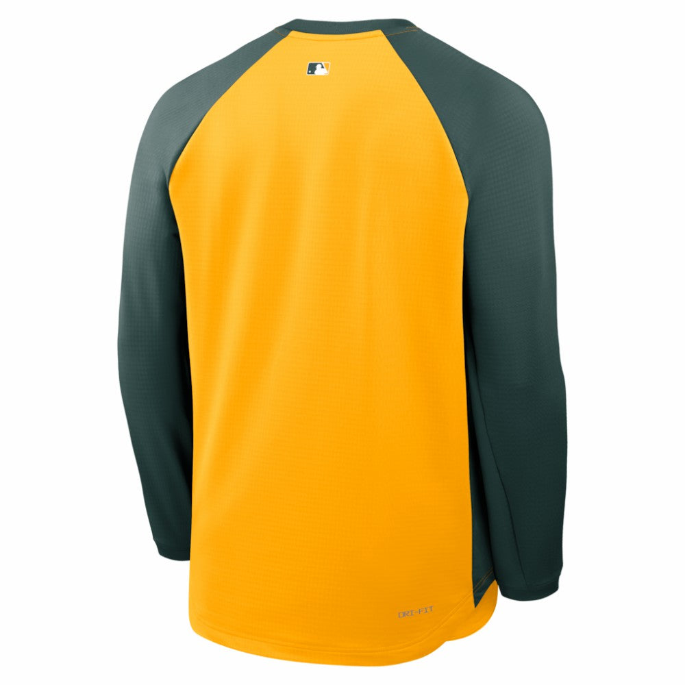 Athletics Nike Authentic Collection Raglan Dri-FIT Sweatshirt - Gold - Nike Online