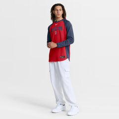 Boston Red Sox Nike Authentic Collection Raglan Dri-FIT Sweatshirt - Red - Nike Sale