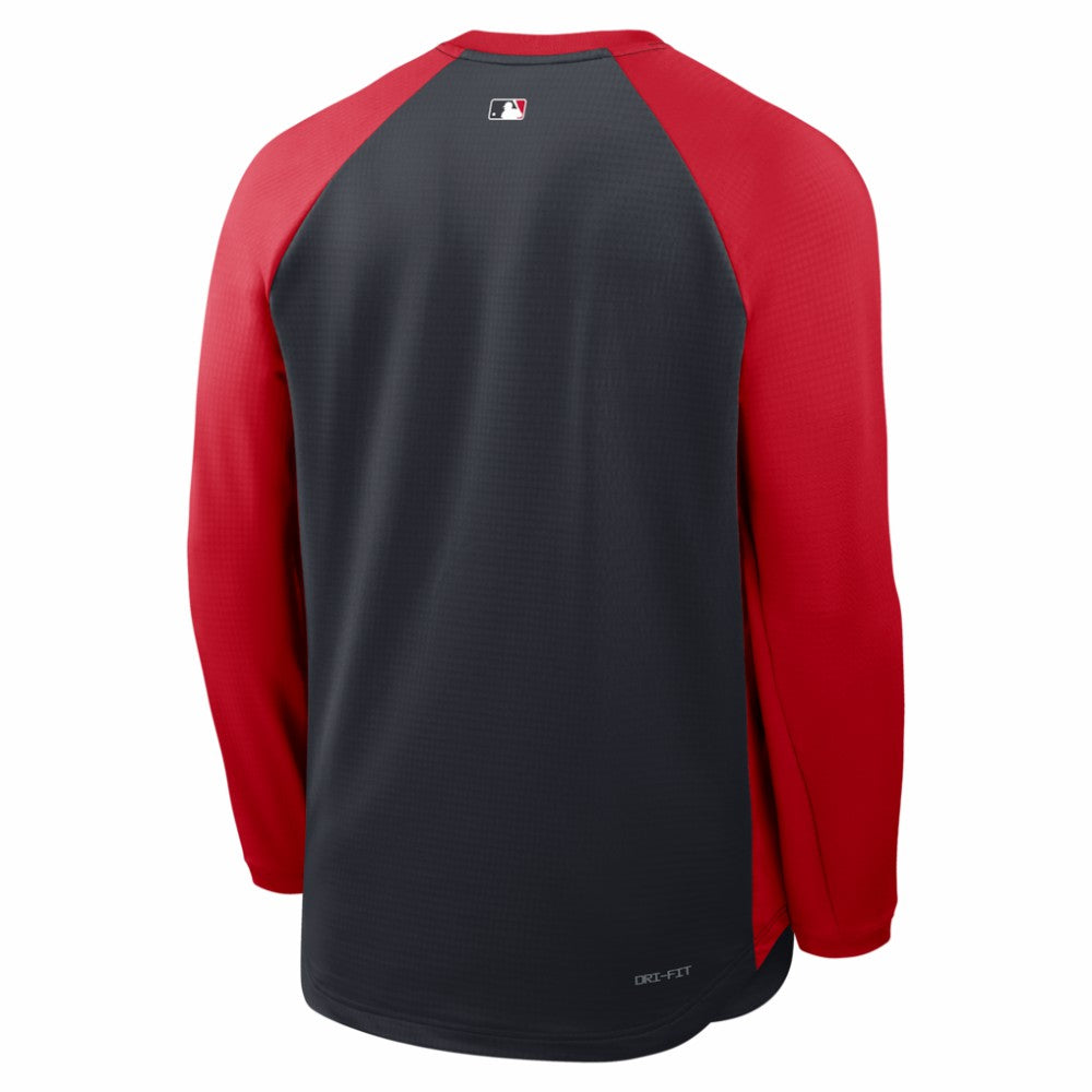 Washington Nationals Nike Authentic Collection Raglan Dri-FIT Sweatshirt - Navy - Nike on Sale