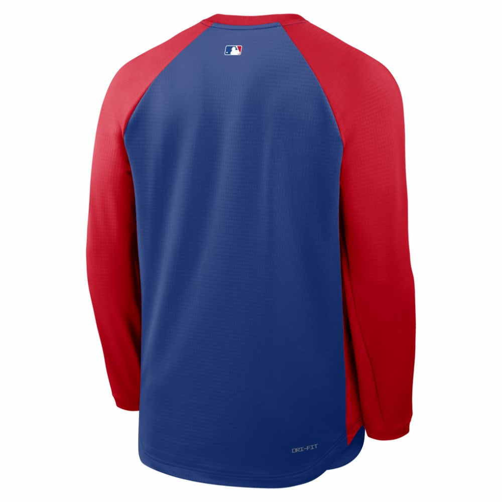 Philadelphia Phillies Nike Authentic Collection Raglan Dri-FIT Sweatshirt - Royal - Nike Sale