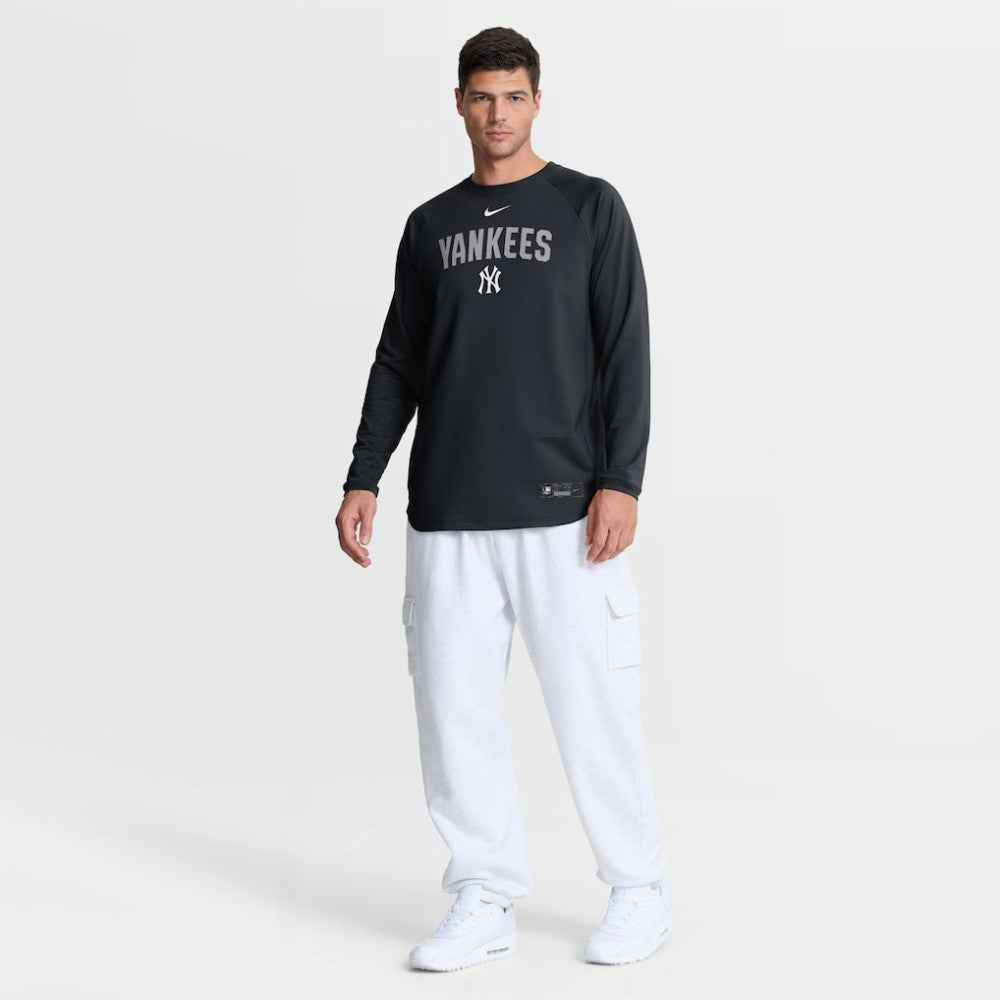 New York Yankees Nike Authentic Collection Raglan Dri-FIT Sweatshirt - Navy - Nike on Sale