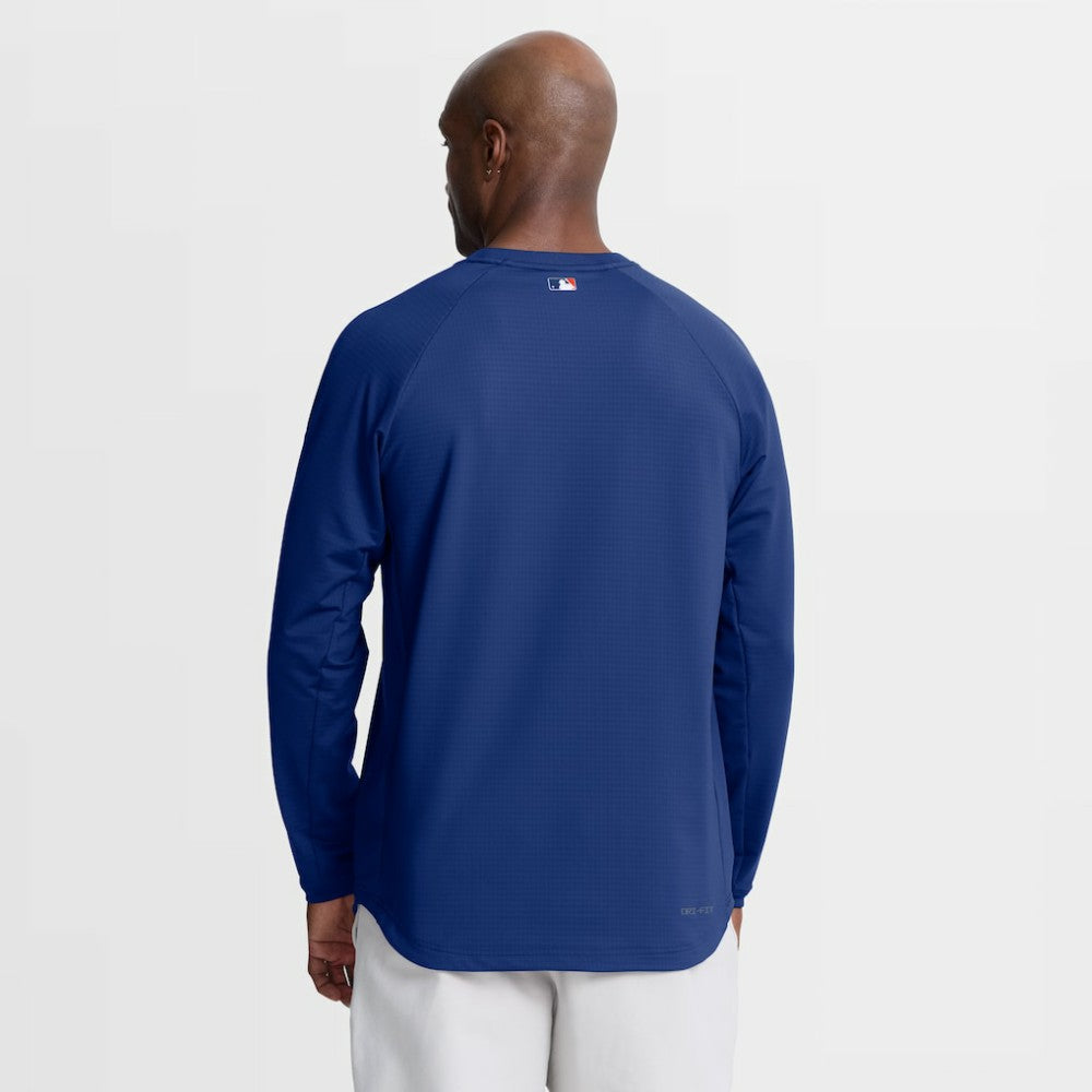 New York Mets Nike Authentic Collection Raglan Dri-FIT Sweatshirt - Royal - Nike Online