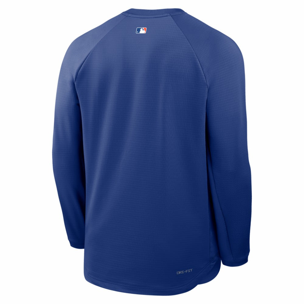 New York Mets Nike Authentic Collection Raglan Dri-FIT Sweatshirt - Royal - Nike Online