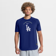 Los Angeles Dodgers Nike Authentic Collection Batting Practice Pre-Game Raglan Dri-FIT Top - Royal - Nike Online