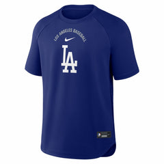 Los Angeles Dodgers Nike Authentic Collection Batting Practice Pre-Game Raglan Dri-FIT Top - Royal - Nike Online