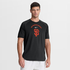 San Francisco Giants Nike Authentic Collection Batting Practice Pre-Game Raglan Dri-FIT Top - Black - Nike Discount
