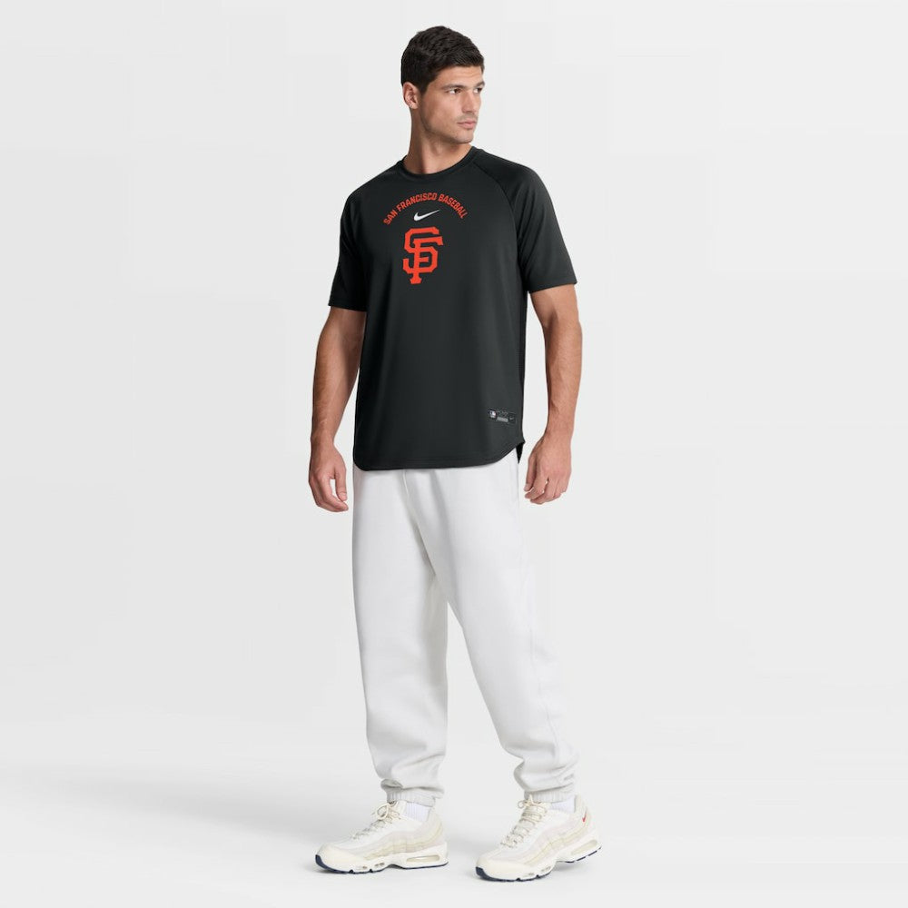 San Francisco Giants Nike Authentic Collection Batting Practice Pre-Game Raglan Dri-FIT Top - Black - Nike Discount