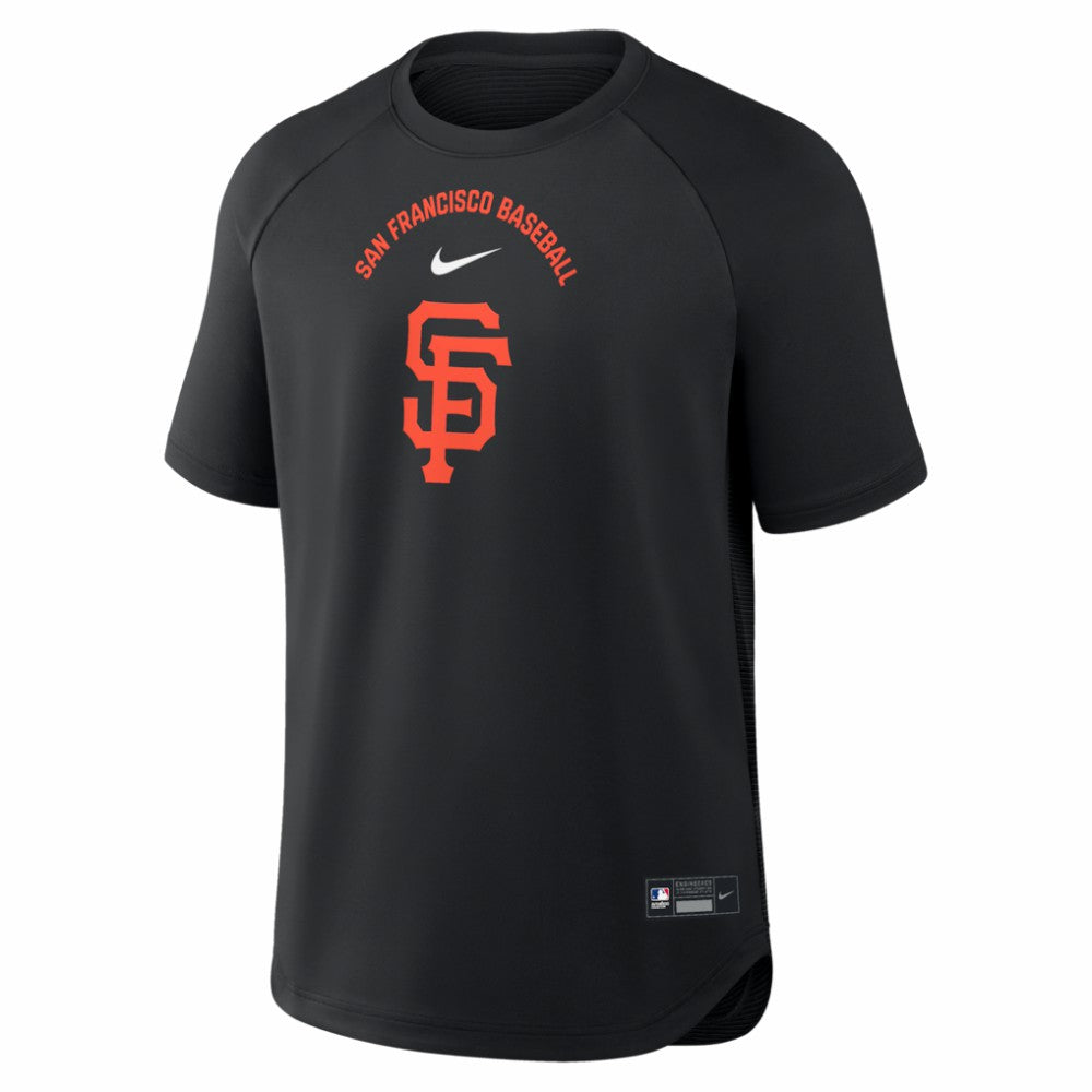 San Francisco Giants Nike Authentic Collection Batting Practice Pre-Game Raglan Dri-FIT Top - Black - Nike Discount