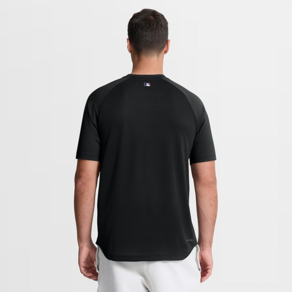 Los Angeles Dodgers Nike Authentic Collection Batting Practice Pre-Game Raglan Dri-FIT Top - Black - Nike Online