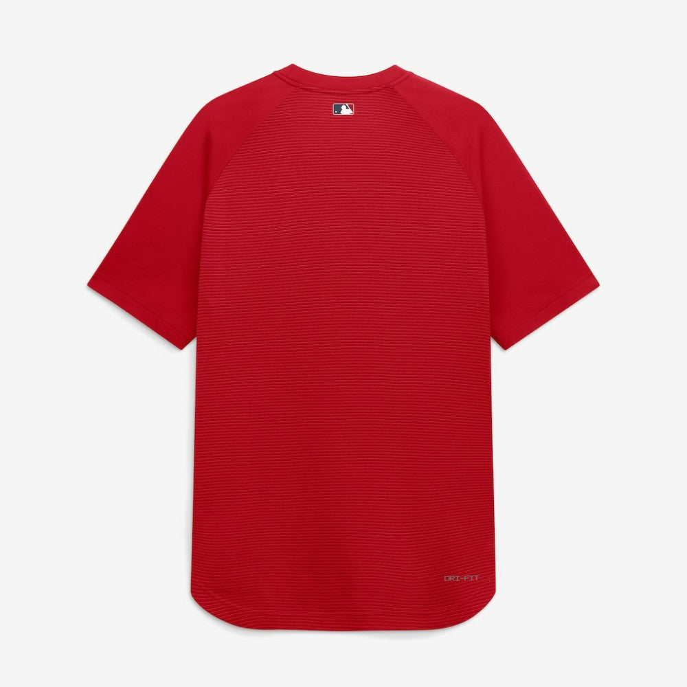 Washington Nationals Nike Authentic Collection Batting Practice Pre-Game Raglan Dri-FIT Top - Red - Nike Lifestyle