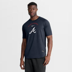 Atlanta Braves Nike Authentic Collection Batting Practice Pre-Game Raglan Dri-FIT Top - Blue - Nike Sale