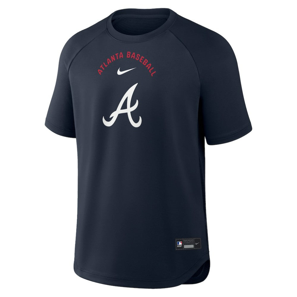 Atlanta Braves Nike Authentic Collection Batting Practice Pre-Game Raglan Dri-FIT Top - Blue - Nike Sale