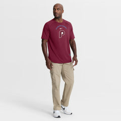Philadelphia Phillies Nike Authentic Collection Batting Practice Pre-Game Raglan Dri-FIT Top - Burgundy - Nike Sale