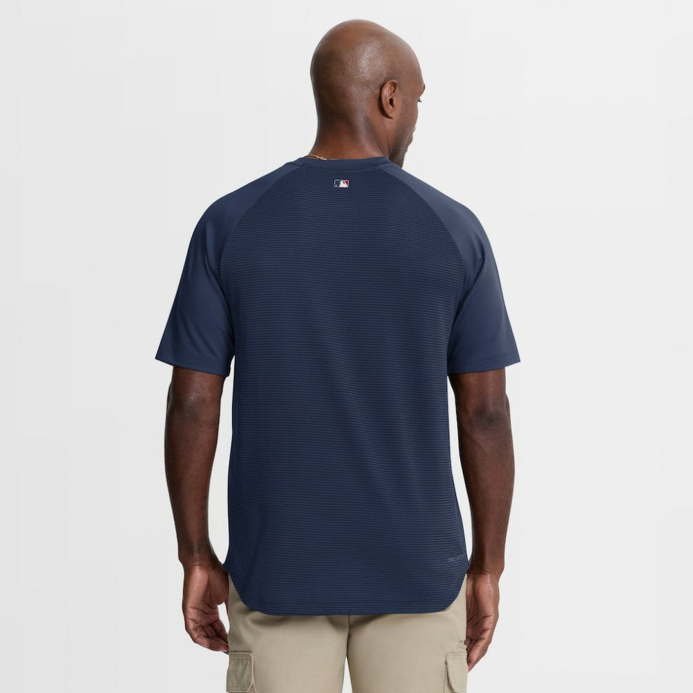 Boston Red Sox Nike Authentic Collection Batting Practice Pre-Game Raglan Dri-FIT Top - Navy - Nike Lifestyle
