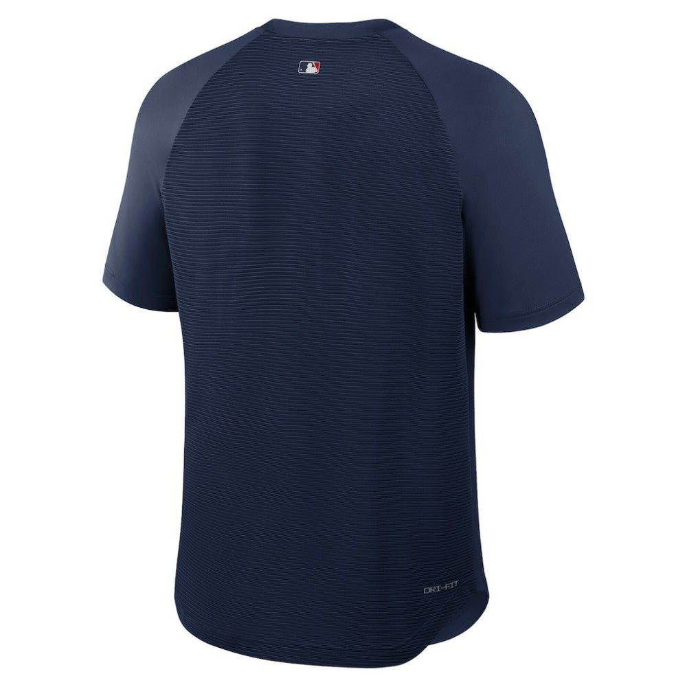 Boston Red Sox Nike Authentic Collection Batting Practice Pre-Game Raglan Dri-FIT Top - Navy - Nike Lifestyle