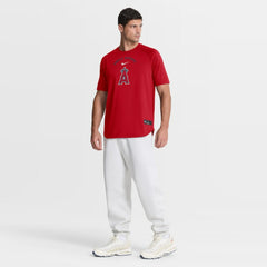 Los Angeles Angels Nike Authentic Collection Batting Practice Pre-Game Raglan Dri-FIT Top - Red - Nike Online
