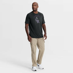 Colorado Rockies Nike Authentic Collection Batting Practice Pre-Game Raglan Dri-FIT Top - Black - Nike on Sale