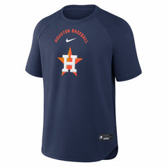 Houston Astros Nike Authentic Collection Batting Practice Pre-Game Raglan Dri-FIT Top - Navy - Nike Sale