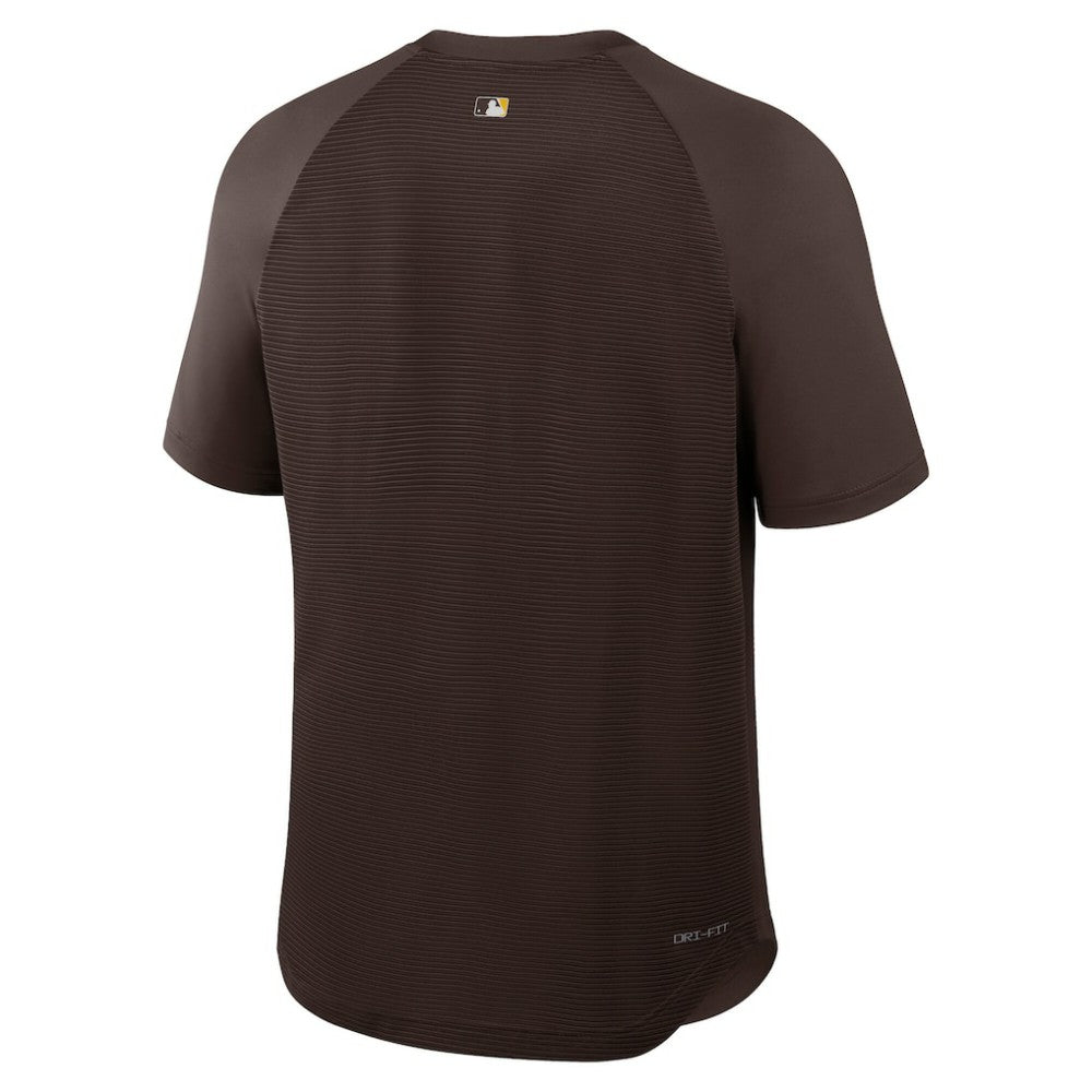 San Diego Padres Nike Authentic Collection Batting Practice Pre-Game Raglan Dri-FIT Top - Brown - Nike Sale