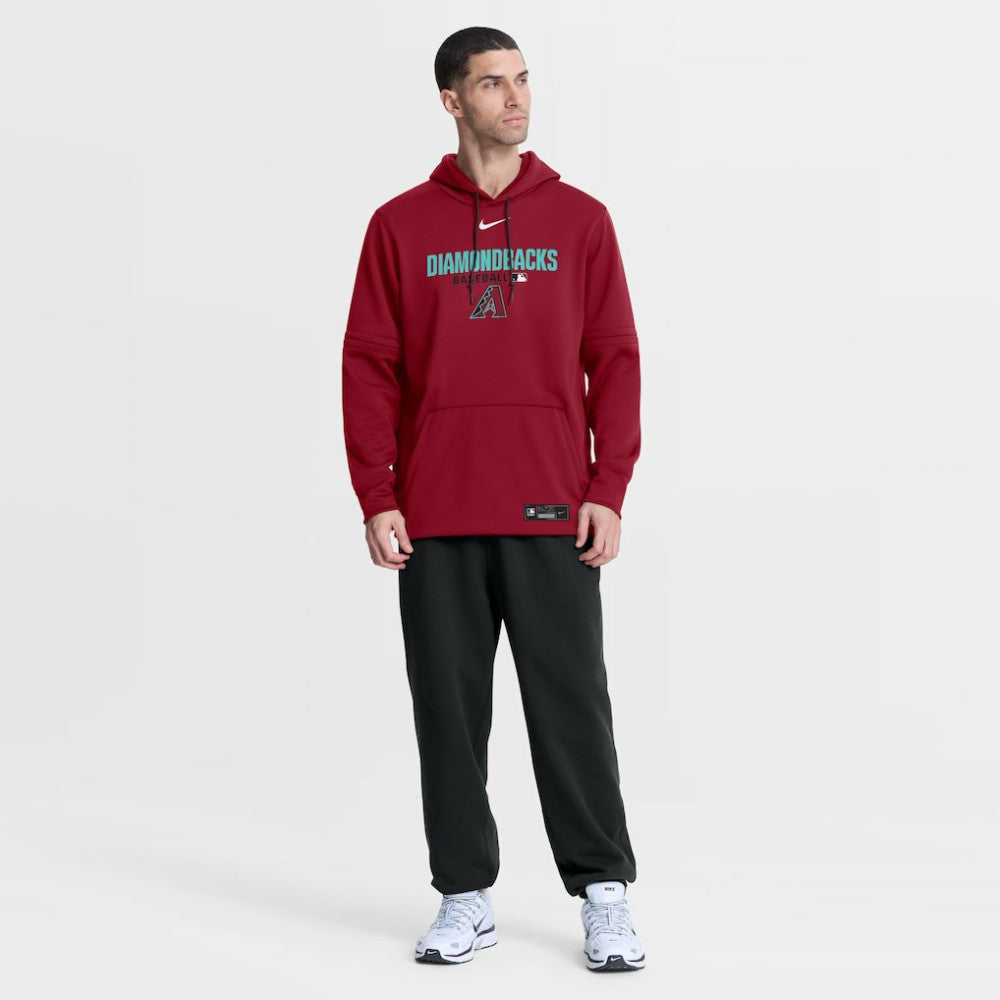 Arizona Diamondbacks Nike Authentic Collection Therma-FIT Hoodie - Red - Nike on Sale