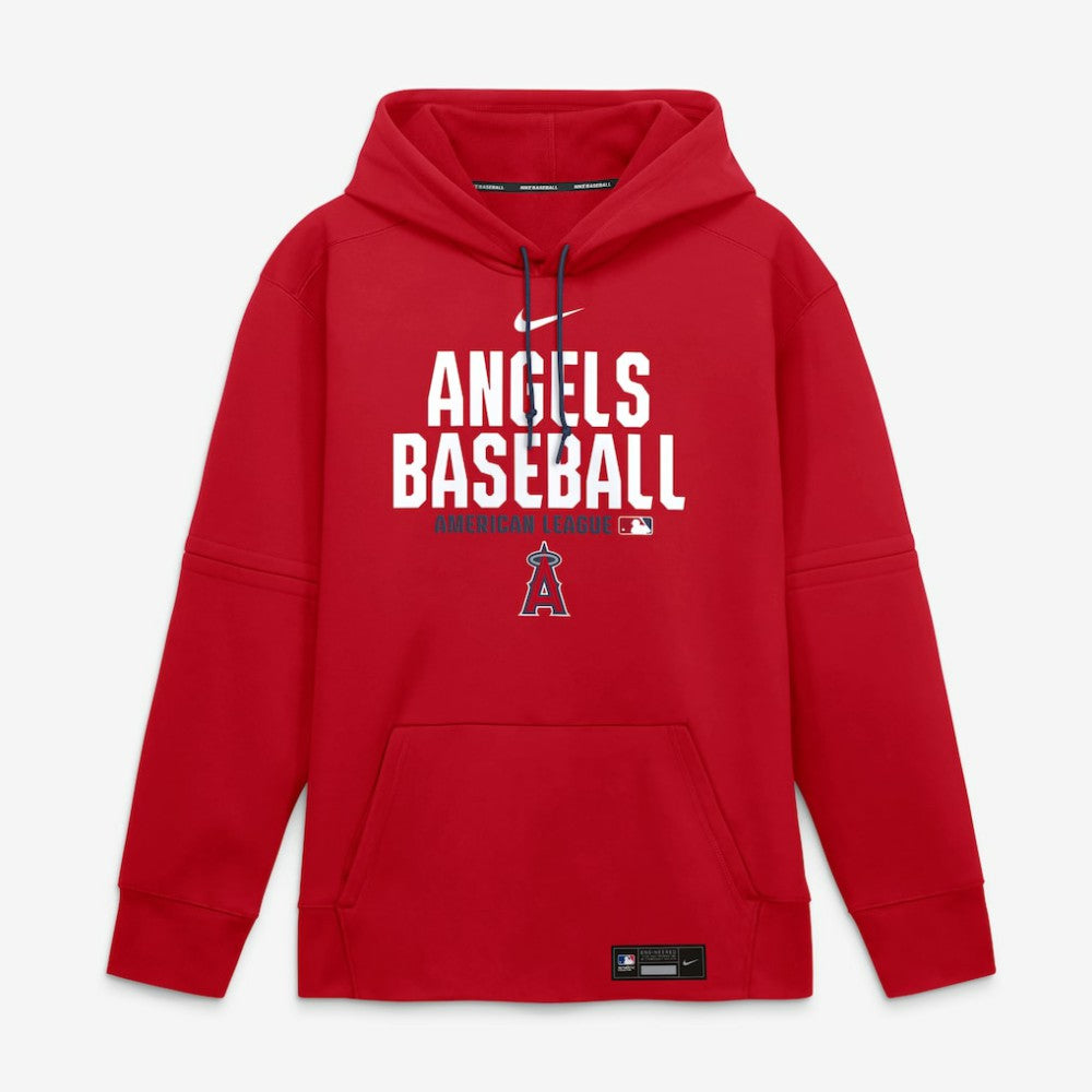 Los Angeles Angels Nike Authentic Collection Therma-FIT Hoodie - Red - Nike Sale