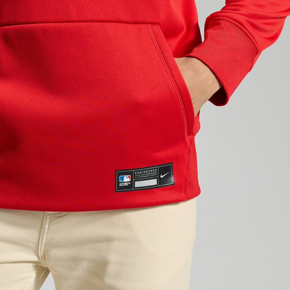 Los Angeles Angels Nike Authentic Collection Therma-FIT Hoodie - Red - Nike Sale