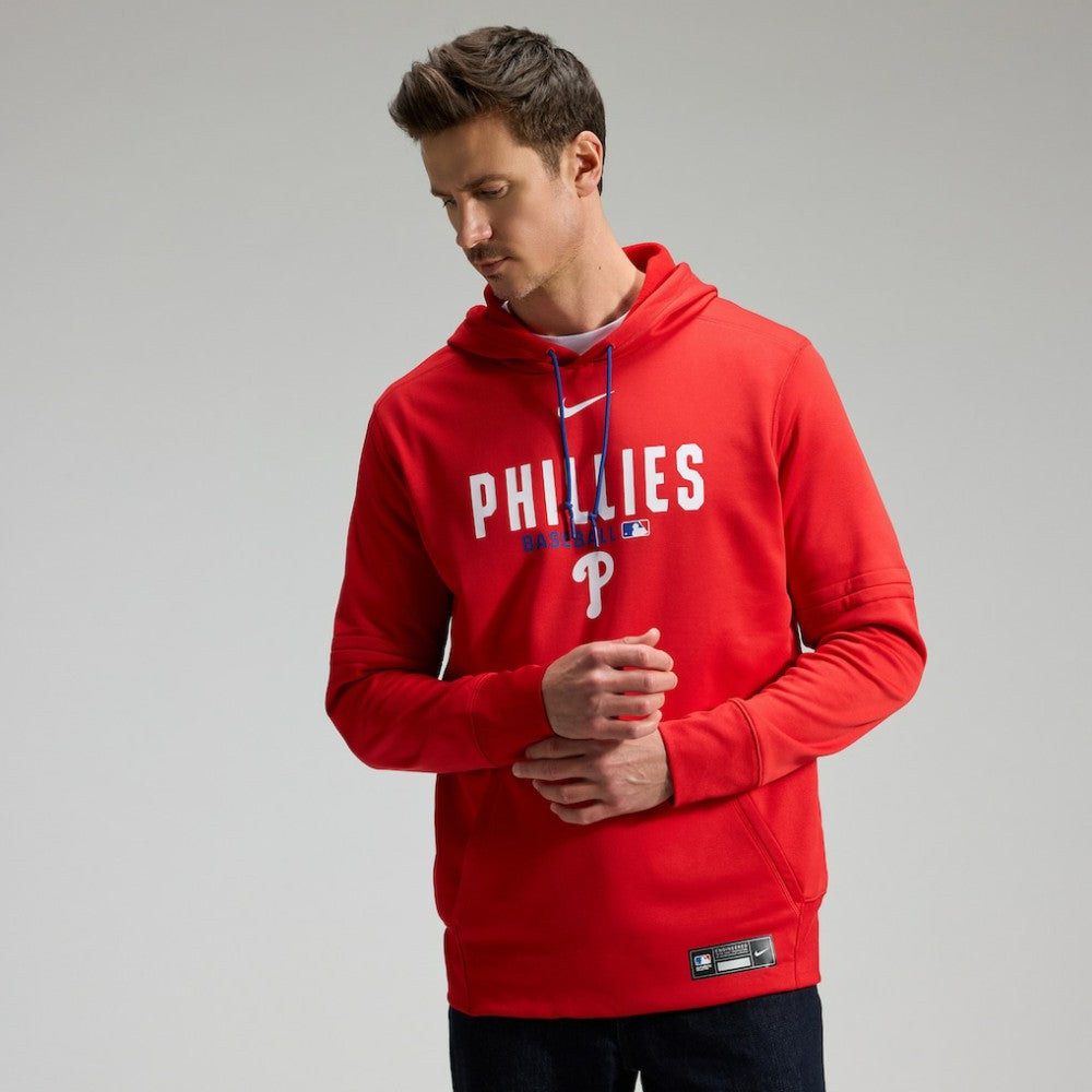 Philadelphia Phillies Nike Authentic Collection Therma-FIT Hoodie - Red - Nike Online