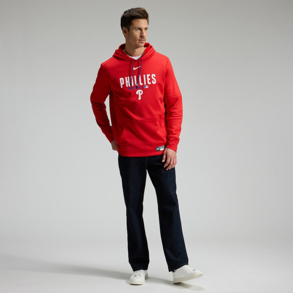 Philadelphia Phillies Nike Authentic Collection Therma-FIT Hoodie - Red - Nike Online