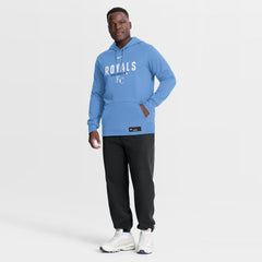 Kansas City Royals Nike Authentic Collection Therma-FIT Hoodie - Light Blue - Nike on Sale