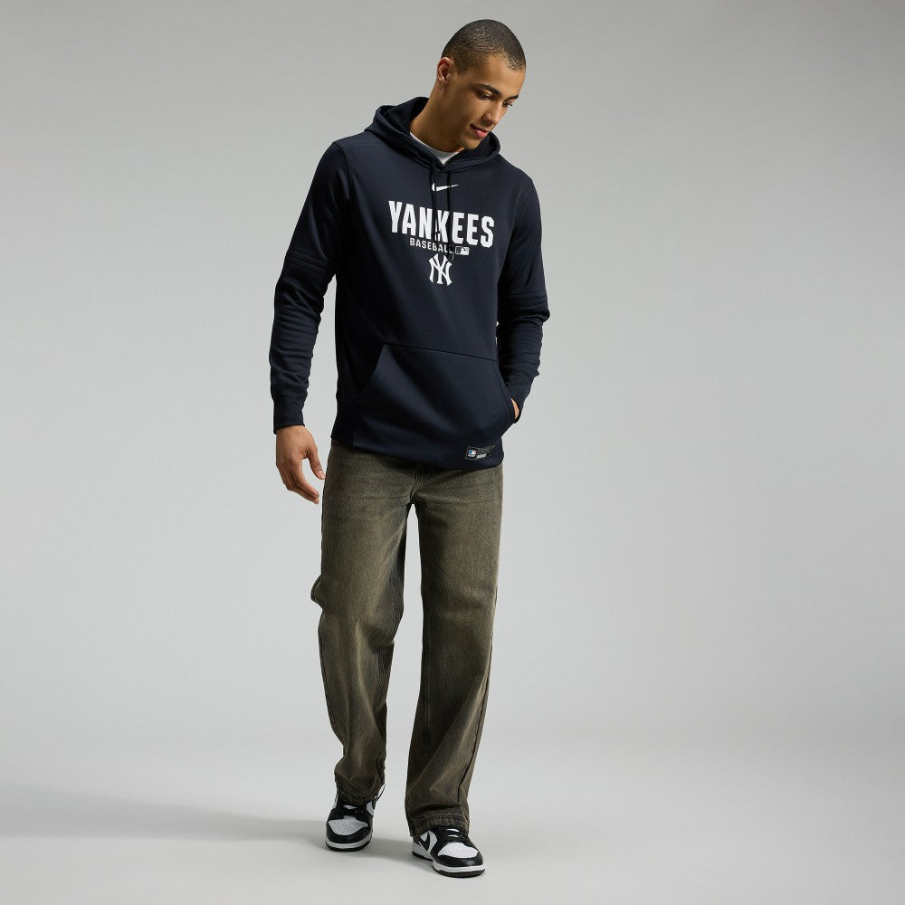 New York Yankees Nike Authentic Collection Therma-FIT Hoodie - Navy - Nike Sale