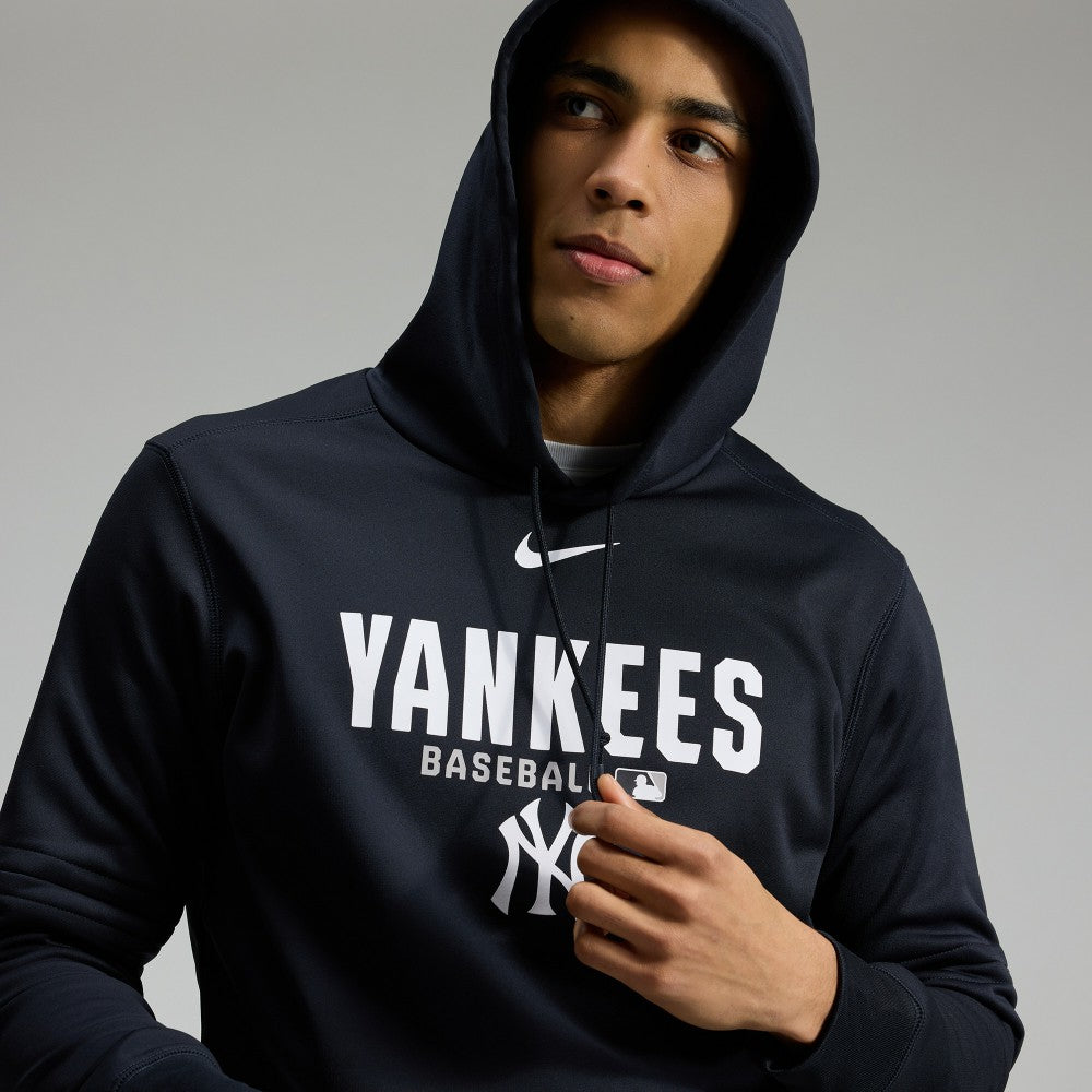 New York Yankees Nike Authentic Collection Therma-FIT Hoodie - Navy - Nike Sale