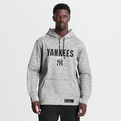 New York Yankees Nike Authentic Collection Therma-FIT Hoodie - Heather Charcoal - Nike Discount