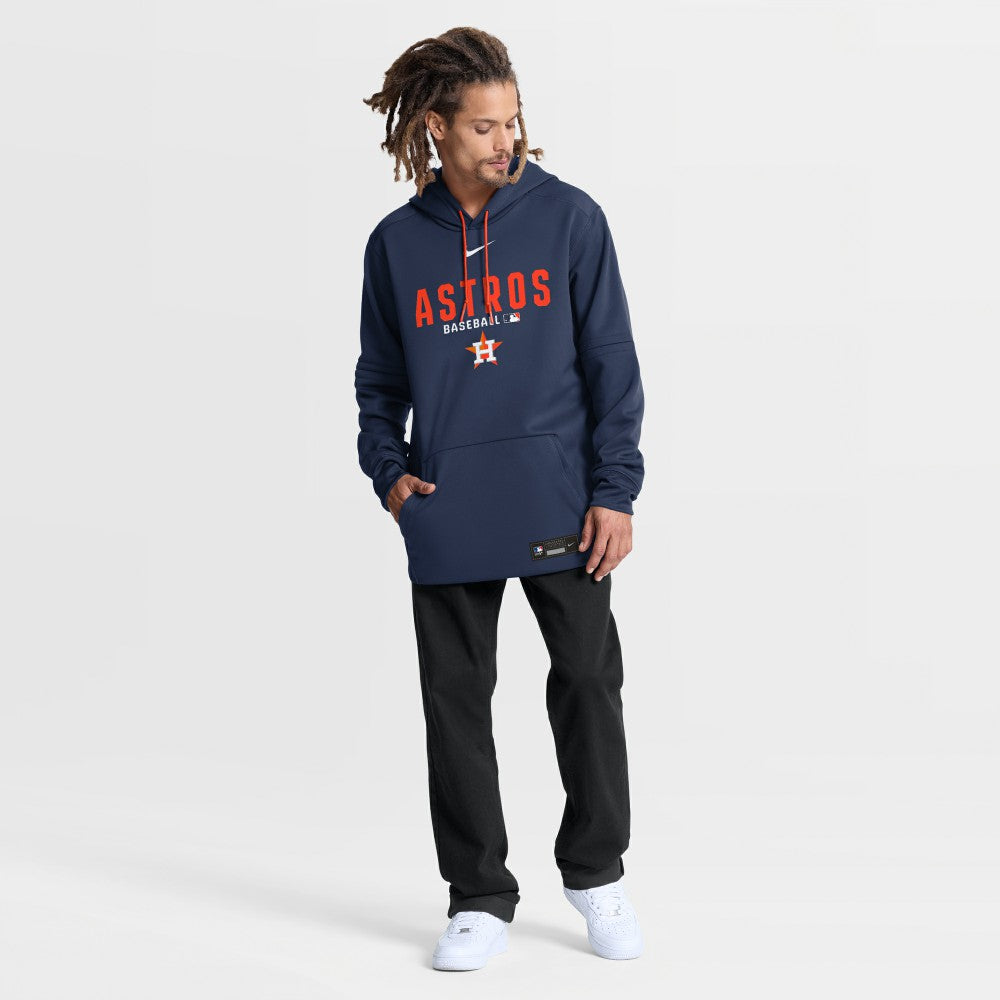 Houston Astros Nike Authentic Collection Therma-FIT Hoodie - Navy - Nike Lifestyle