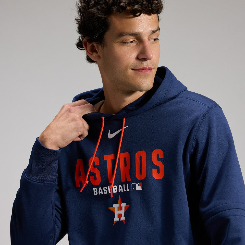 Houston Astros Nike Authentic Collection Therma-FIT Hoodie - Navy - Nike Lifestyle