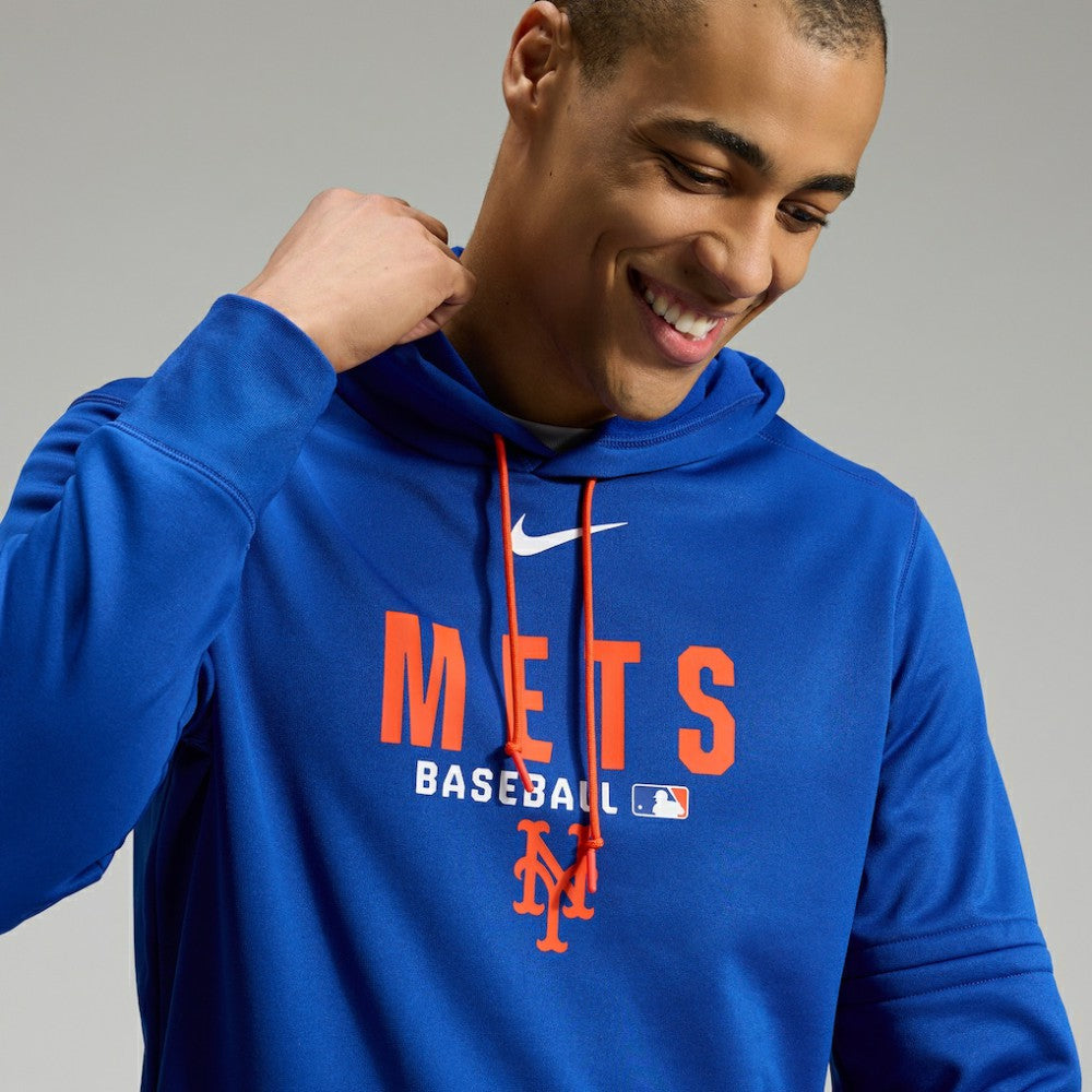 New York Mets Nike Authentic Collection Therma-FIT Hoodie - Royal - Nike Lifestyle