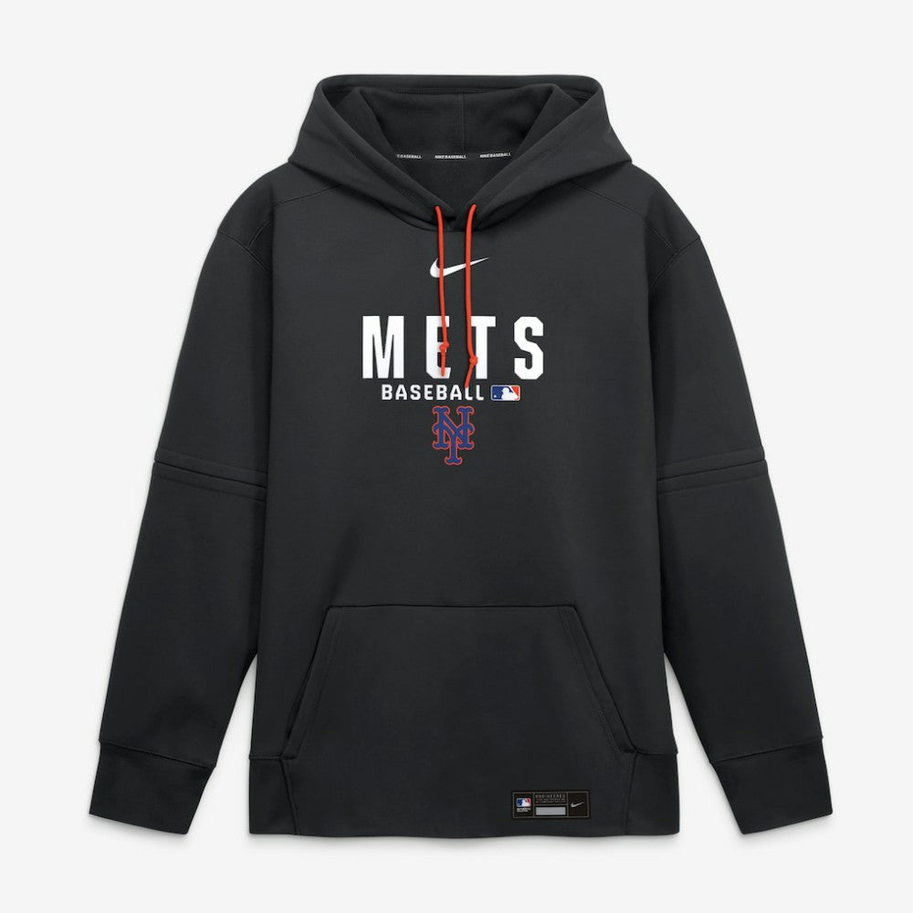 New York Mets Nike Authentic Collection Therma-FIT Hoodie - Black - Nike Online