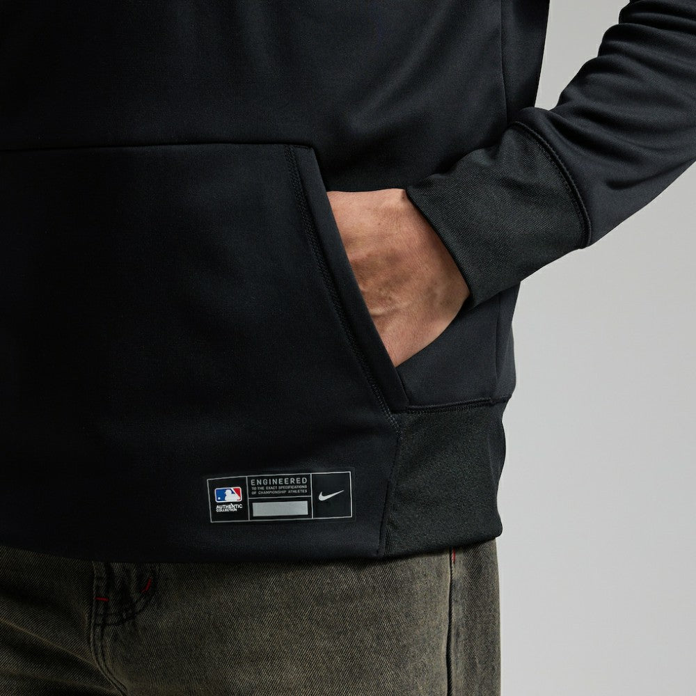 New York Mets Nike Authentic Collection Therma-FIT Hoodie - Black - Nike Online