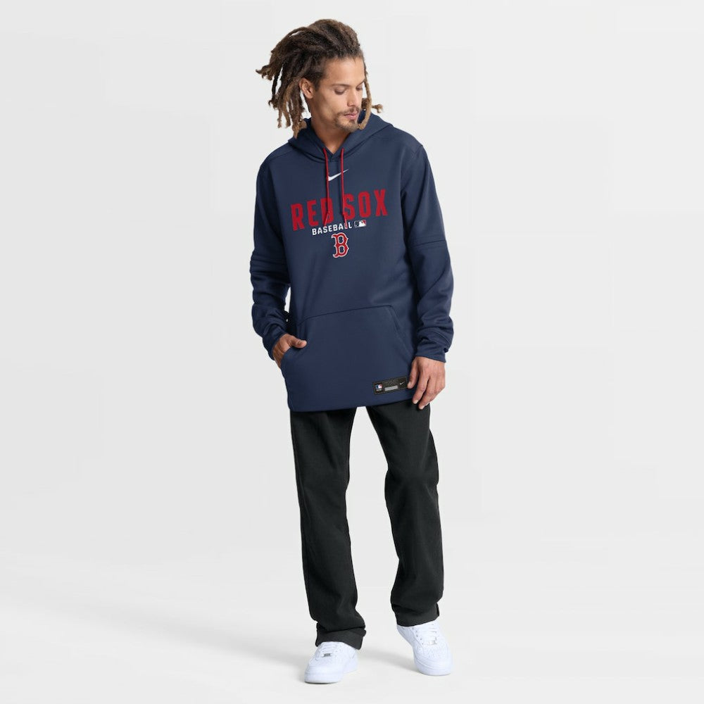 Boston Red Sox Nike Authentic Collection Therma-FIT Hoodie - Navy - Nike Lifestyle