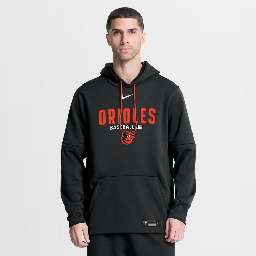 Baltimore Orioles Nike Authentic Collection Therma-FIT Hoodie - Black - Nike Online
