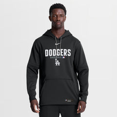 Los Angeles Dodgers Nike Authentic Collection Therma-FIT Hoodie - Black - Nike Lifestyle
