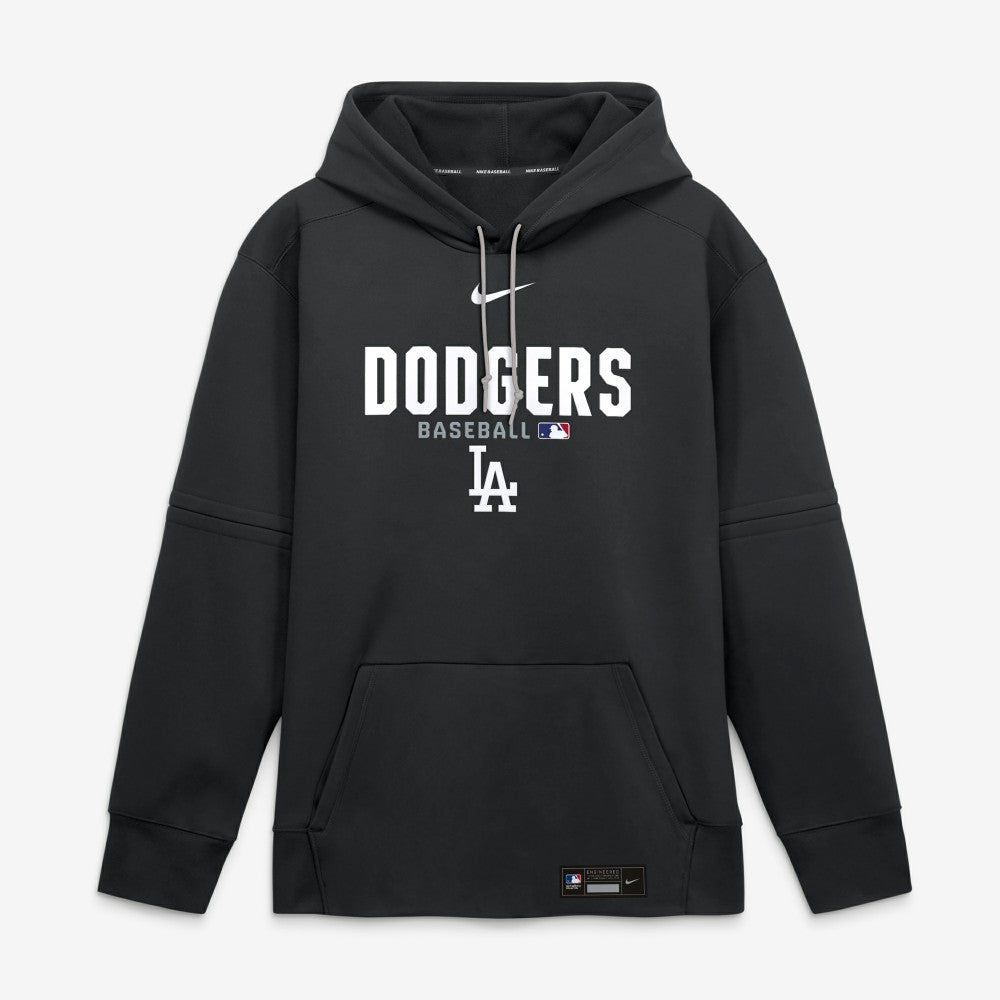 Los Angeles Dodgers Nike Authentic Collection Therma-FIT Hoodie - Black - Nike Lifestyle