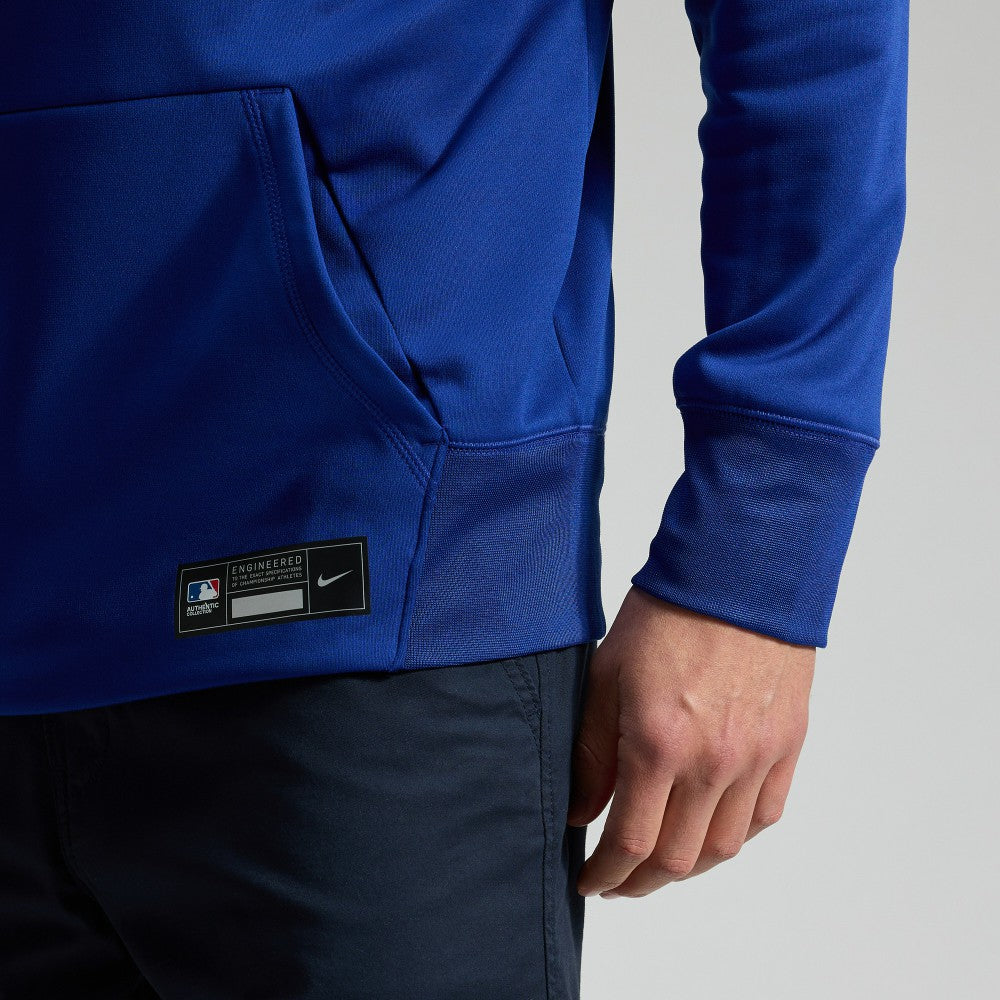 Los Angeles Dodgers Nike Authentic Collection Therma-FIT Hoodie - Royal - Nike on Sale