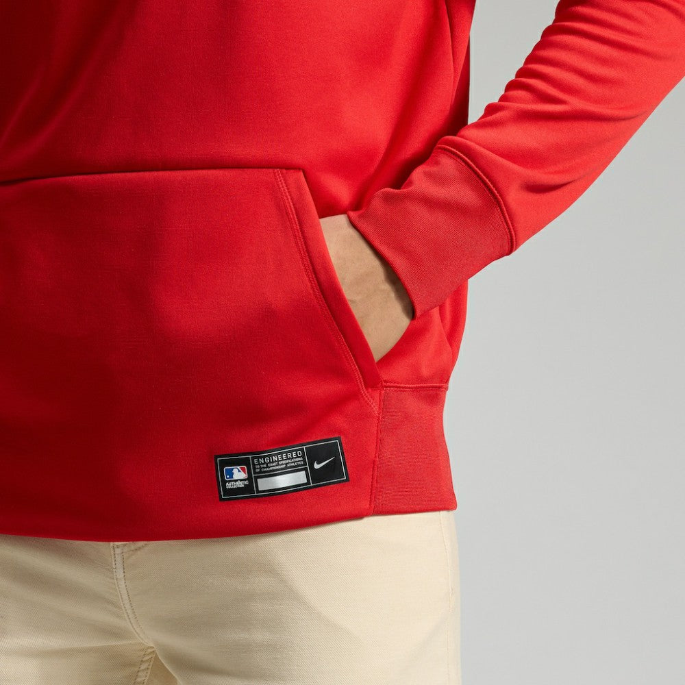 Washington Nationals Nike Authentic Collection Therma-FIT Hoodie - Red - Nike Lifestyle