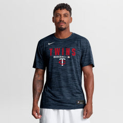 Minnesota Twins Nike Authentic Collection Velocity Dri-FIT T-Shirt - Navy - Nike Lifestyle
