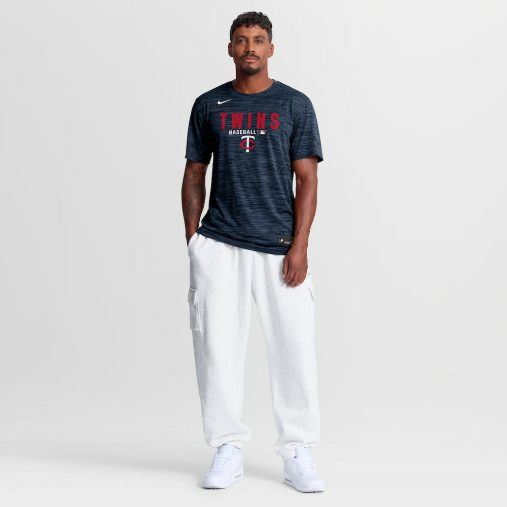 Minnesota Twins Nike Authentic Collection Velocity Dri-FIT T-Shirt - Navy - Nike Lifestyle