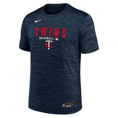 Minnesota Twins Nike Authentic Collection Velocity Dri-FIT T-Shirt - Navy - Nike Lifestyle