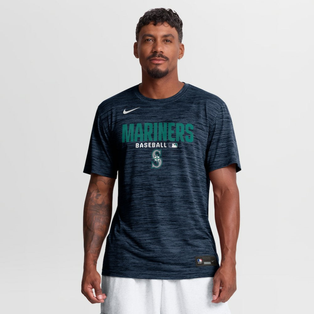 Seattle Mariners Nike Authentic Collection Velocity Dri-FIT T-Shirt - Navy - Nike Online